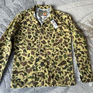 Free City button down long sleeve jacket/blazer